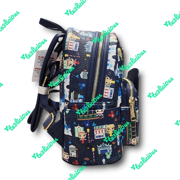 DISNEY PARKS DAPPER DANS LOUNGEFLY BACKPACK - Picture 5 of 8